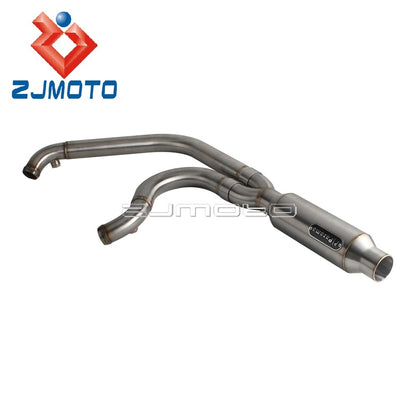 For Harley M8 Touring Electra Glide Road King Street Glide Road Glide 2017-2025 Motorcycle Complete Exhaust Muffler Escape Pipe