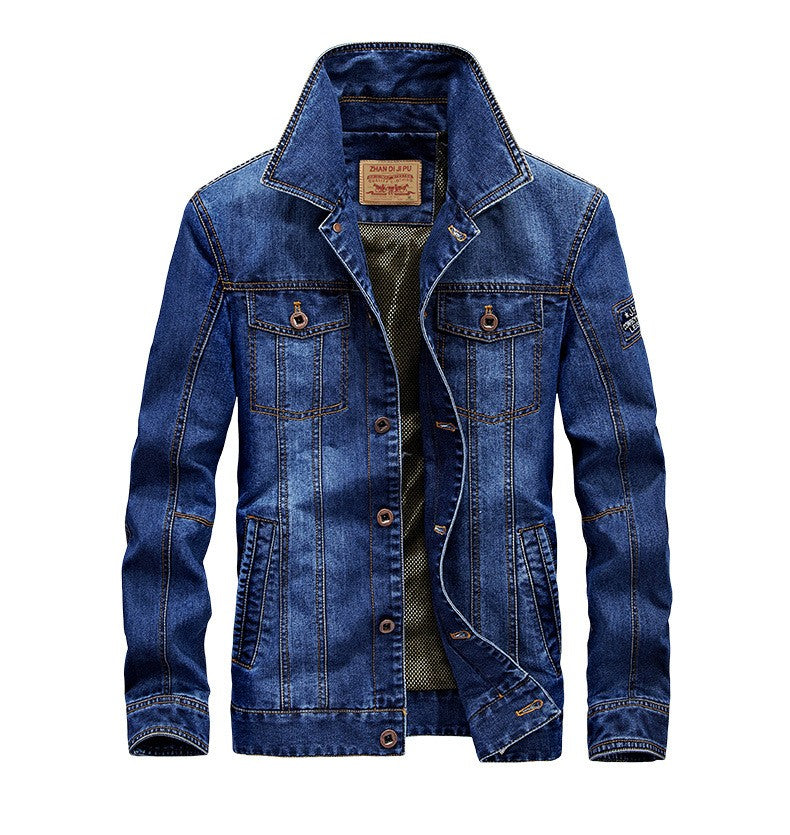 Winter Jackets Men Oversized Fleece Denim Jacket 6XL 7XL Streetwear Thicken Casual Jacket Coat Men's Clothing Outerwear AF66009A