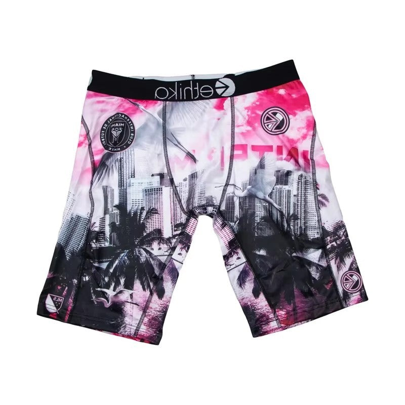 ETHIKA Men Underwear Breathable Sexy Men's Panties Lingerie Underpants Male Man Boxers Fashion Print Mens Boxer Briefs Trunks
