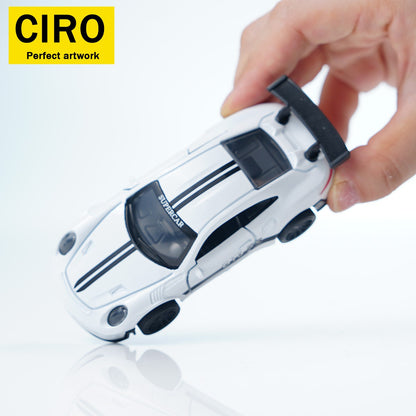 1:43 Miniature Metal Die-Cast Sports Car Alloy Luxury Two-Door Model Boy Toy Highly Detailed Gift Ornament Display Collection Christmas Gift