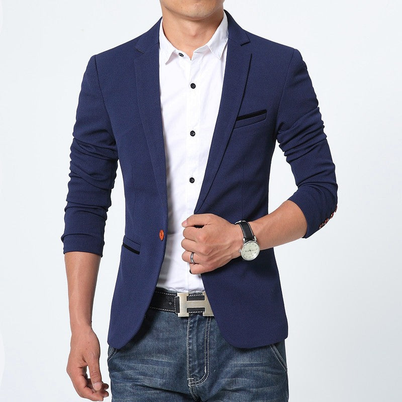 FGKKS New Arrival Luxury Men Blazer New Autumn Fashion Brand Slim Fit Men Suit Terno Masculino Blazers Male