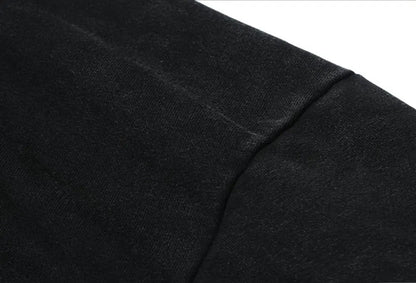 ? 3.1415926 New Print Loose Man Hoodies Women Long Sleeve Washed Hooded Oversized Pocket Coat Harajuku Up Male Sweatshirts