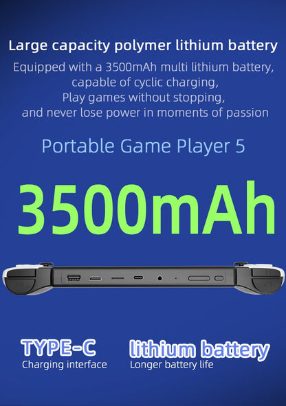 HC8000 Handheld Game Console Multiple Games 30+ Emulators 7.0 Inch Screen Portable Gaming Player Children's Toys Game Console