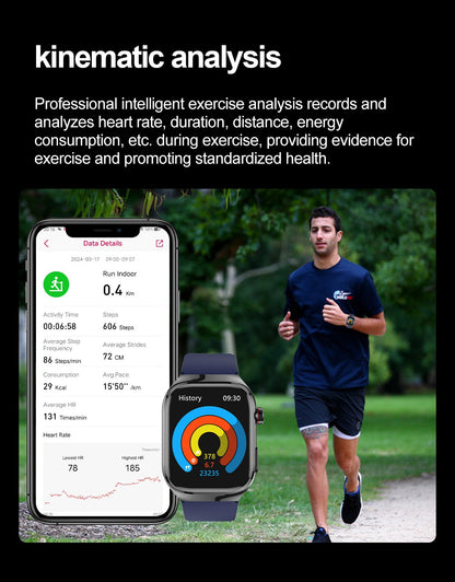 2025Novo Micro Exame Físico Smartwatch Para Homens Ácido Úrico Gordura Corporal Relógios de Saúde de Cinco Órgãos Chamada Bluetooth SmartBracelet