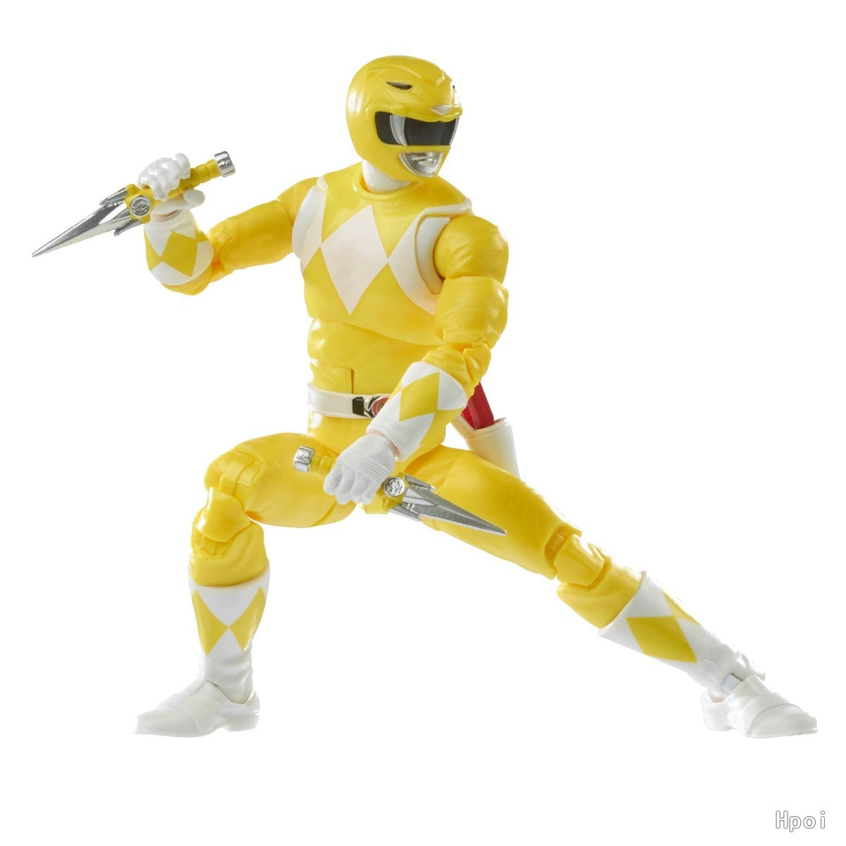 ?Promoção imperdível? Hasbro Power Rangers Lightning Collection Original Mighty Morphin Yellow & Red Ranger Pacote com 2 “Swap” Figura de Anime Presente