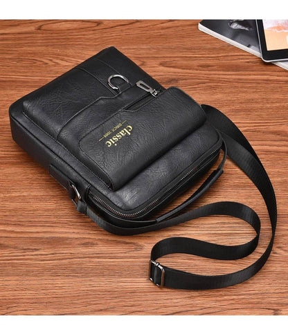 Men Crossbody Bag Men Shoulder Bags Zippers Handbags Large Capacity Artificial Leather Bag For Male Messenger Tote Bags bolsa