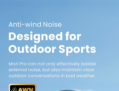 HAYLOU Mori Pro Bluetooth 5.4 Earphones Wireless  43dB Adaptive Noise Cancellation Earbuds 6 Mic Headphones 28H Battery Life