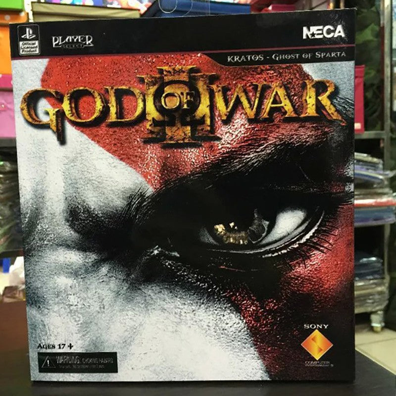 NECA God of War Ghost of Sparta Kratos Boneco de Ação 18cm PVC Coleção Articulada Jogo Ultimate Kratos Estatueta Modelo Brinquedos Presentes