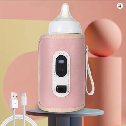 USB Charging Baby Milk Warmer Newborn Portable Bottle Heater Outdoor Travel Accessories Outdoor Portable Breastmilk Warm Bag