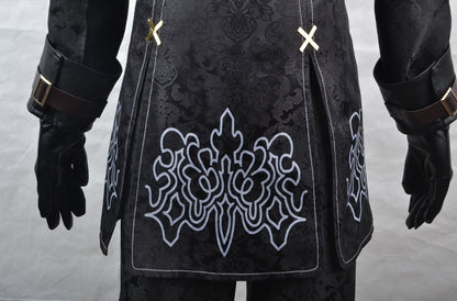 Anime Nier Automata Cosplay 9S Yorha 2B Cosplay Suit Male Women Outfit Wig Disguise Costume Plus Size Fancy Party Black Dress