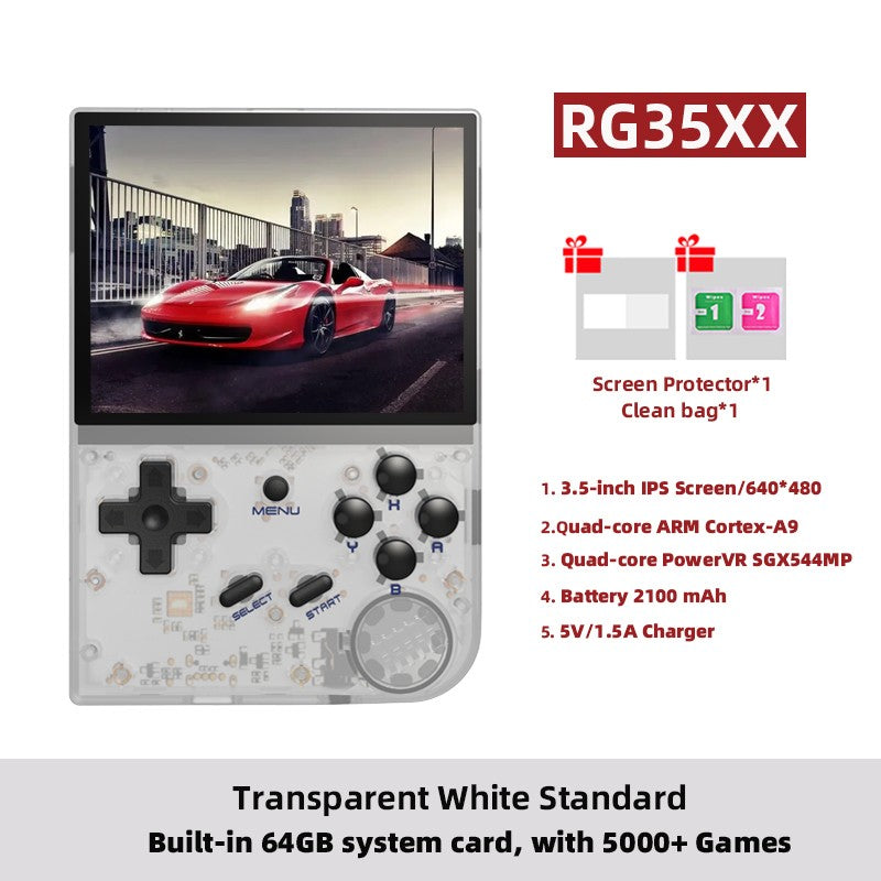 ANBERNIC RG35XX Plus/RG35XX Retro Handheld Game Console 3.5? IPS Screen Linux Portable Video Game Player Support HD-M-I TV Outpu