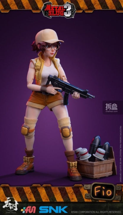 TUNSHI STUDIO Original Metal Slug Series Boneca de Pano de 6 polegadas Leona Clara Ralph Action Figura de Mobilidade Articulada Modelo de Brinquedos Presentes