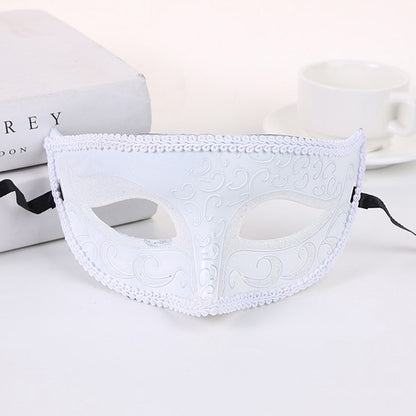 Masquerade Masks for Couple Venetian Woman Lace Men PP Cosplay Costume Carnival Prom Party Personality Headdress Masks