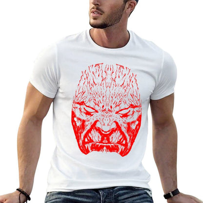 Face of Anti-Life T-Shirt anime t shirts for man black cotton t-shirt plain for man package T-Shirt