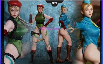 Boneca de Soldado Móvel Spot 1/6 Street Fighter Jiami Lutando com a Guerreira P020
