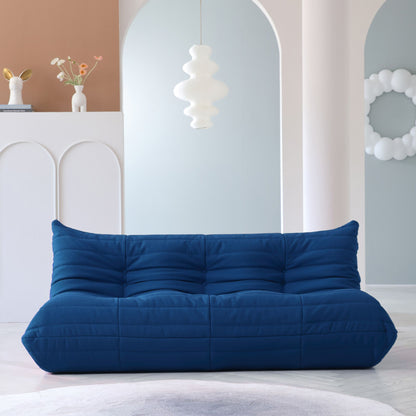 Teddy Fabric Bean Bag Sofas Comfy Lazy Floor Sofa Couch Soft Lounge Chairs Foam-Filled Accent Chair for Living Room Bedroom