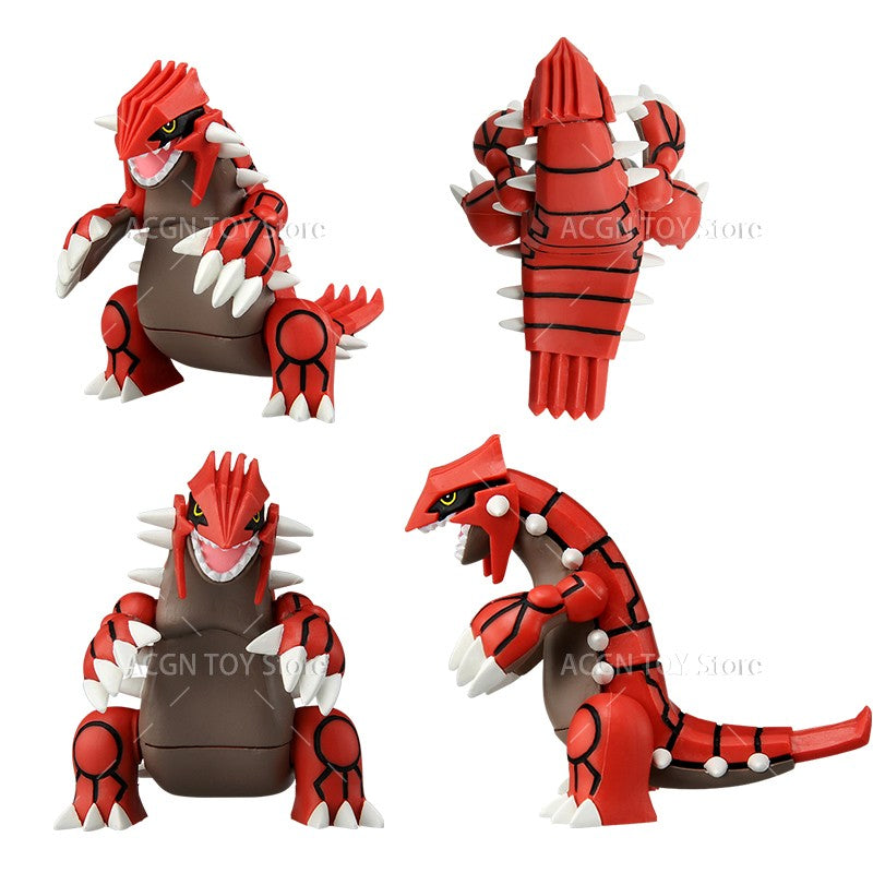 Bonecos e figuras de ação Pokémon TOMY originais: Zacian, Zamazenta, Reshiram, Arceus, Lunala, Rayquaza, Giratina, Zygarde, Palkia, Kyogre - Brinquedos de PVC