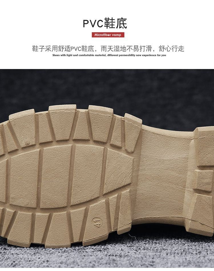 Men Snow Boots  Winter Anti Slip Plush Indoor Warm Cold Proof Snow Boots High Top Platform Lace Up Outdoor Sport Work Boots