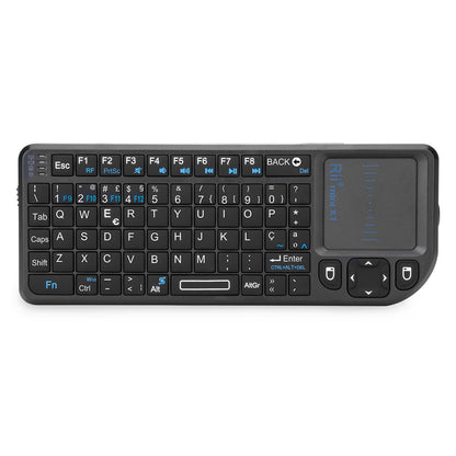 Original Rii X1 2.4GHz Mini Wireless Keyboard English/RU/ES/FR Keyboards with TouchPad for Android TV Box/PC/Laptop