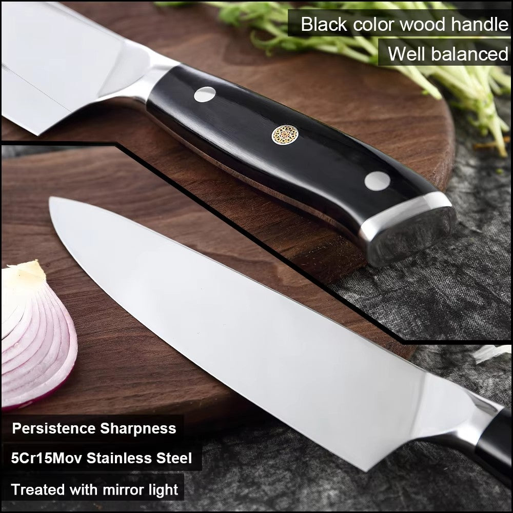 Conjunto de Facas de Cozinha XITUO Super Aço Alemão Faca do Chefe Faca Santoku Japonesa Faca Utilitária Cutelo Faca de Fatiar Descascar Nova Ferramenta de Culinária
