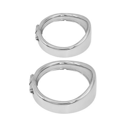 Anel de Acabamento Cromado do Farol de 7'' para Motocicleta + Capa de Luz de Neblina de 4,5'' + Anel de Acabamento do Sinal de Direção Estilo Viseira para Harley Touring FLH Softail