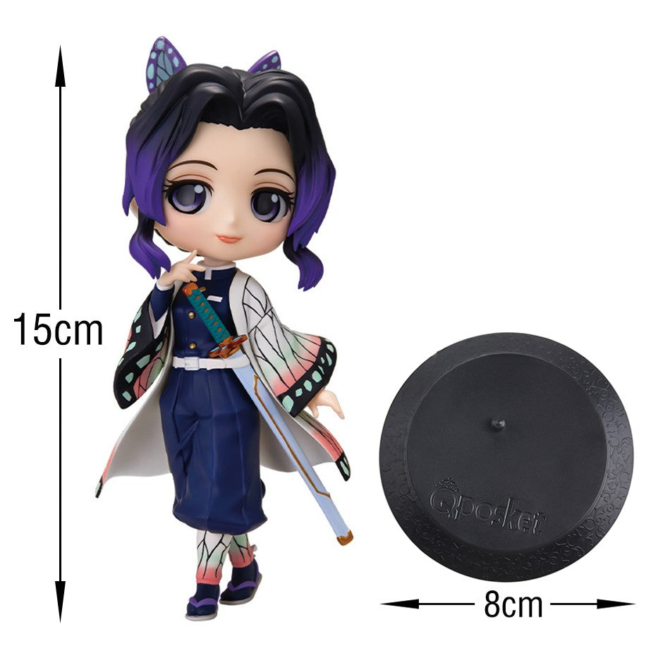 15cm Anime Demon Slayer Kimetsu no Yaiba figura Kamado Tanjirou Action Figure Agatsuma Zenitsu Nezuko Guerreiro PVC Modelo Brinquedos