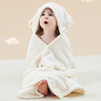 70x140CM Baby Bath Towel Hooded Ultra Soft Towel Highly Absorbent Bathrobe Blanket Toddlers Shower Gifts for Boys Girls