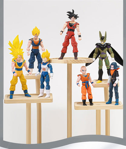 12-18CM Anime Dragon Ball Z Super Saiyan Son Goku Broly Vegeta Anime Action Figure Model Gifts Collectible Figurines for Kids