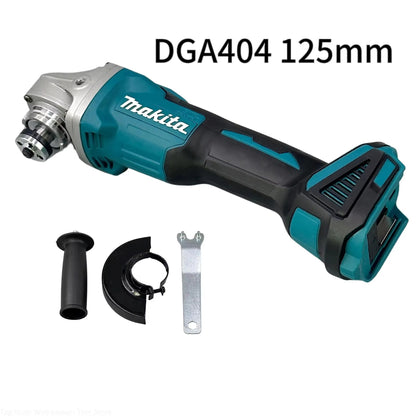 2025 Esmerilhadeira Angular Elétrica Makita 18V 125mm DGA404 sem Escovas a Lítio Recarregável para Corte e Polimento de Alta Potência