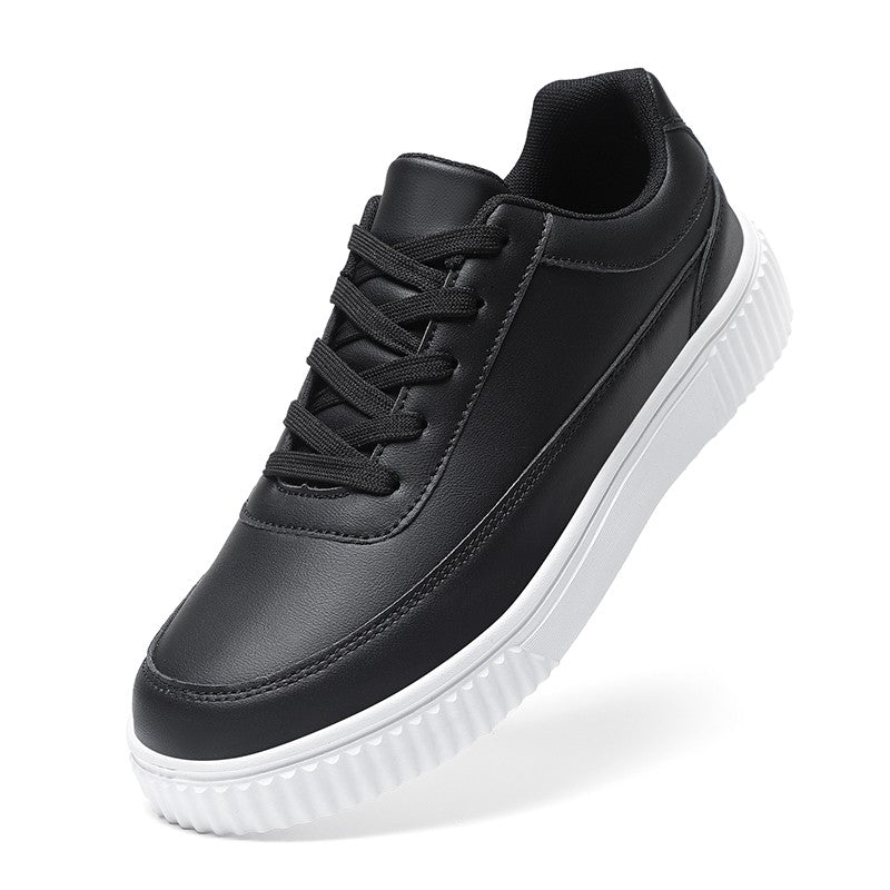 Tênis Masculino Impermeável de Prancha Leve Outono Inverno Tênis Masculino Casual com Cadarço Macio para Esportes e Caminhada