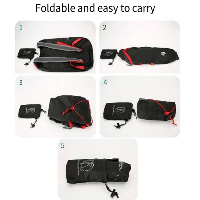 Mochila Esportiva Dobrável Multifuncional Impermeável para Camping e Caminhada ao Ar Livre Portátil para o Dia a Dia Mochila de Viagem