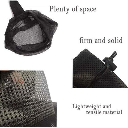 Mochila Portátil com Cordão, Bolsas Pequenas de Bolas para Pendurar, Bolsas de Armazenamento de Futebol, Vôlei, Basquete, Saco de Malha para Brinquedos de Jogo