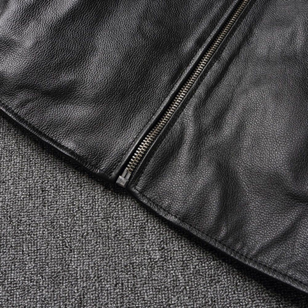 Men Imatition Leather Retro Stand Collar Jacket PunkStyle Coat Motorcycle Clothe