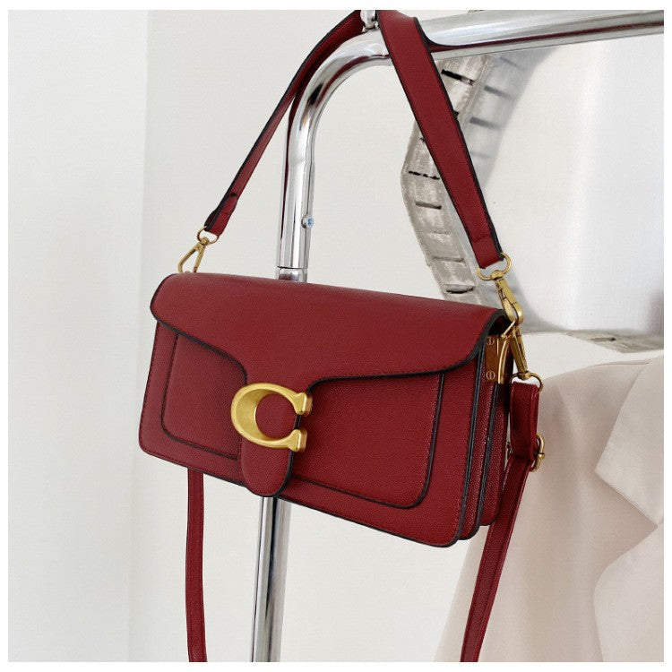 Hot selling retro fashion handbag with versatile temperament and trendy single shoulder crossbody bag for women