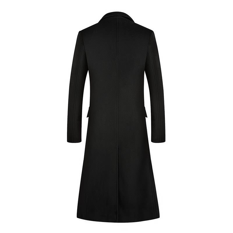Coats for Men,Wool content 54%,A Long Jacket Below The Knee,Men's Overcoat,Men's Coat Windbreaker,Men Coats, Long Overcoat Men