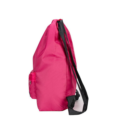 Mochila de Cordão Oxford para Exterior Unissex Bolsa Leve de Nylon Esportiva de Viagem de Grande Capacidade Versátil