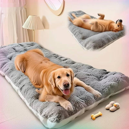 Colchonete para Cama de Cachorro Grande para Uso no Inverno Mantenha Aquecido Uso Dupla Face Almofada Relaxante para Golden Retriever