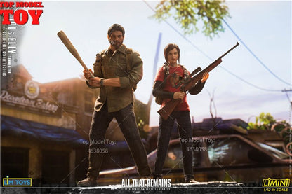 LIMTOYS LMN LMN006 Escala 1/12The Last Survivor Joel Ellie Boneco de Ação 6'' Modelo Soldado Masculino Feminino Conjunto Completo para Coleção