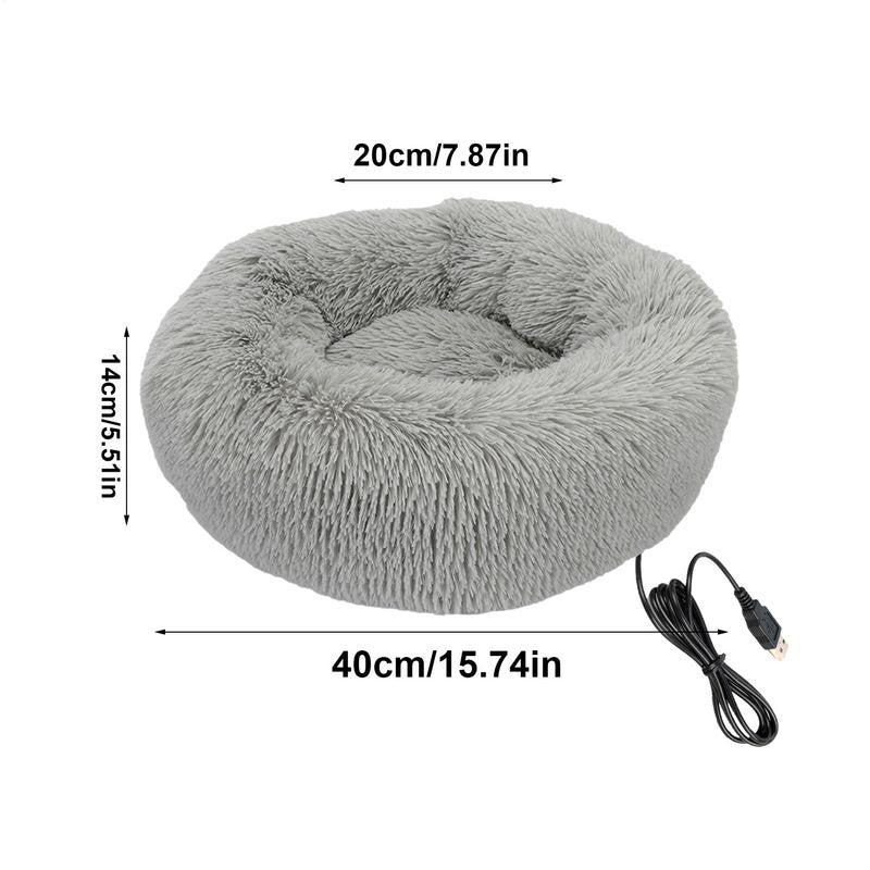 Cama Elétrica Aquecida para Cães, Almofadas de Aquecimento Macias e Confortáveis para Animais de Estimação, Carregamento USB, Tapete para Gatos, Inverno, Quente, Interior, Cama para Animais de Estimação, Almofadas de Aquecimento para Animais de Estimação