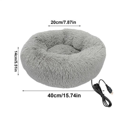 Cama Elétrica Aquecida para Cães, Almofadas de Aquecimento Macias e Confortáveis para Animais de Estimação, Carregamento USB, Tapete para Gatos, Inverno, Quente, Interior, Cama para Animais de Estimação, Almofadas de Aquecimento para Animais de Estimação