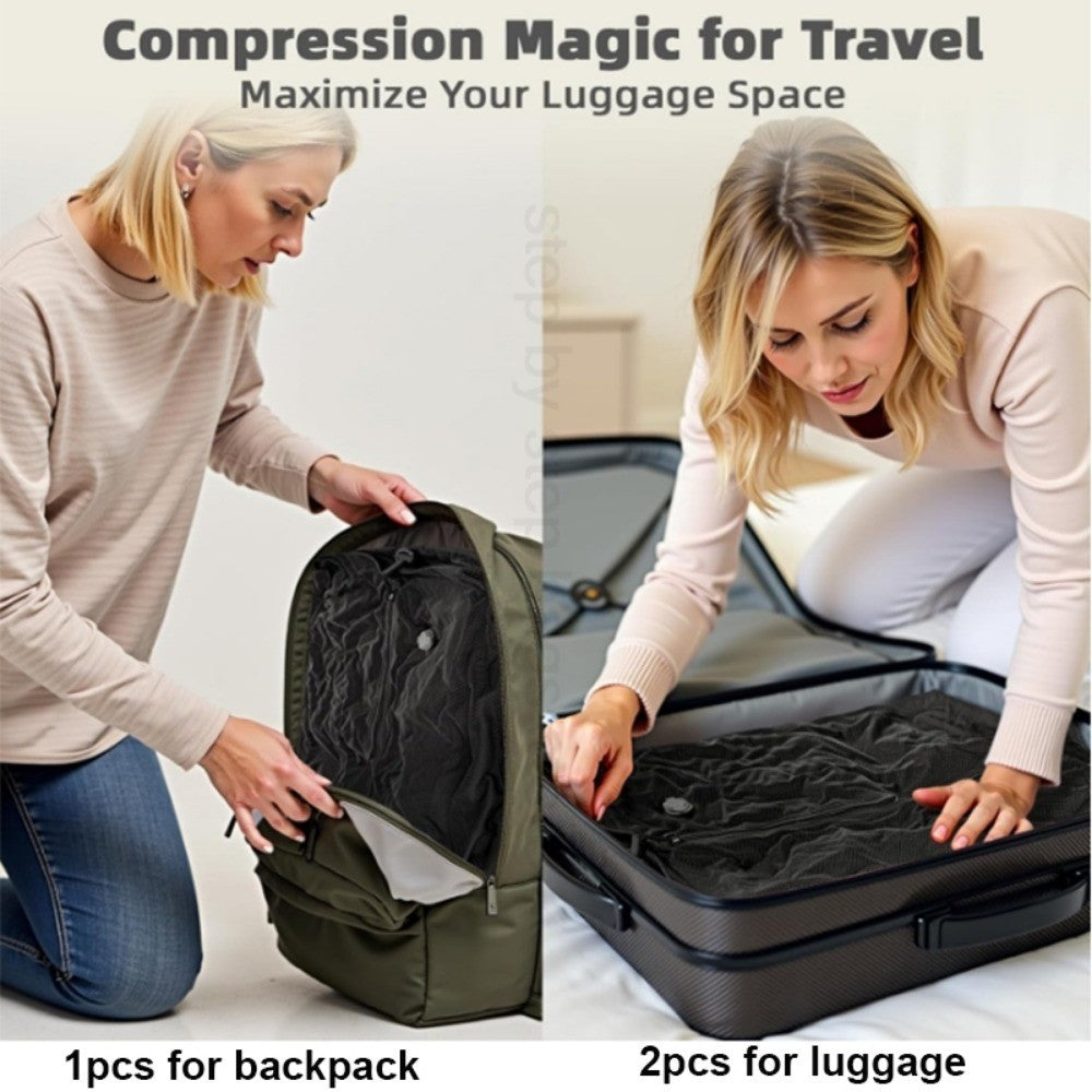 Travel essentials Vacuum Storage bags,suitcases Clothes organizer packaging bags practical accessories compression packing cubes