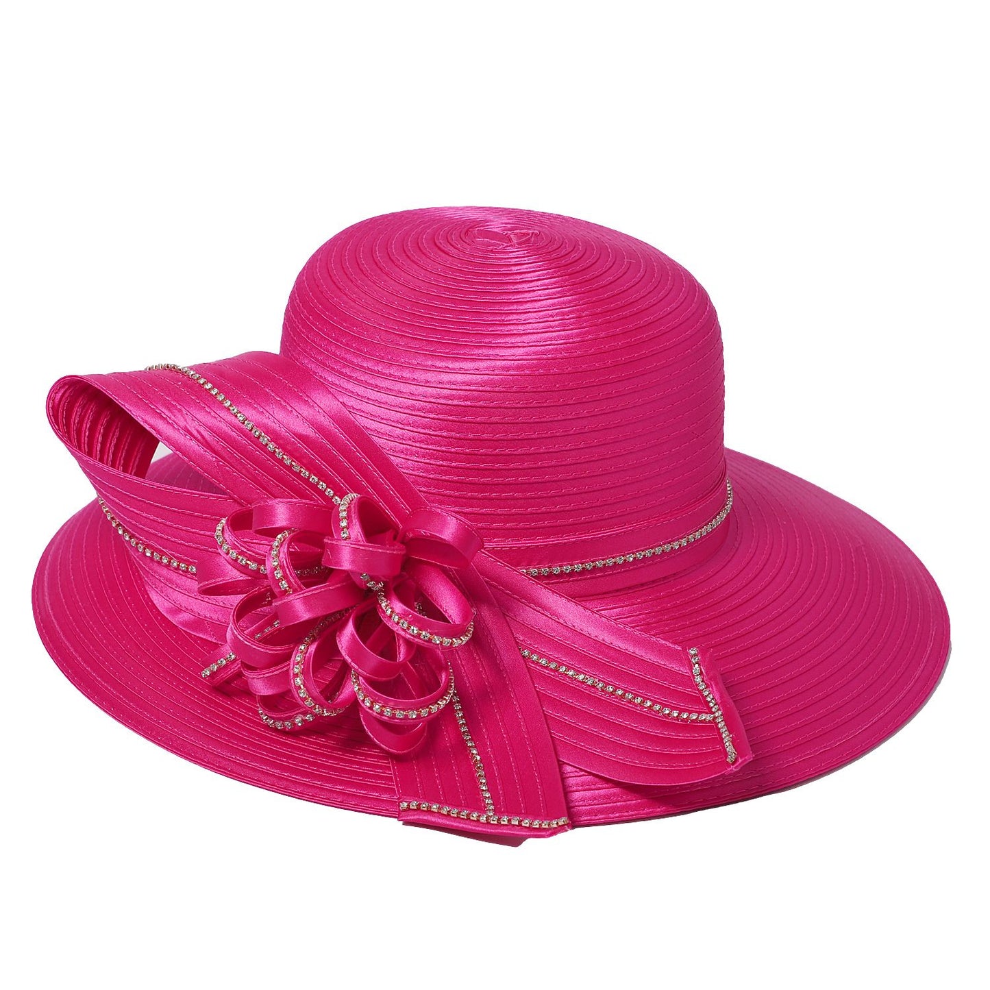 Chapéu Fedora Feminino Elegante Preto Vestido Formal Senhora Igreja Coquetel Chá Festa Chapéus Derby para Mulheres Laço Flor Aba Larga Chapéus Cloche