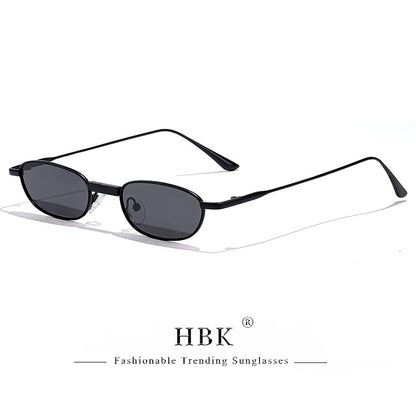 Óculos de Sol HBK New Retrô Polarizados Masculino Armação Pequena Lentes Tac Óculos de Sol Punk Feminino Pesca Óculos de Festa ao Ar Livre