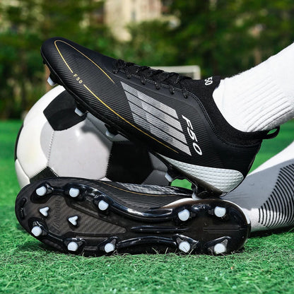 Men Professional Soccer Shoes Society Cleats Outdoor Football Shoes Society Cleats Grass Training Football Field Boots Sneaker
