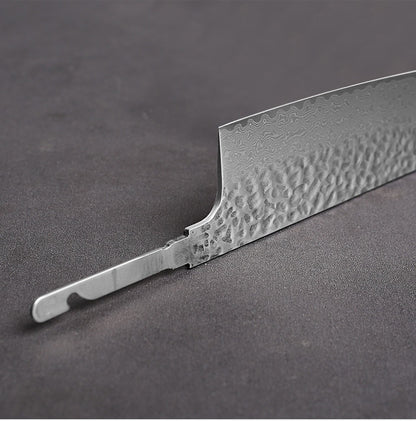 TURWHO Lâmina Crua de Faca de Chef Japonesa Aço Damasco Forjado à Mão DIY VG10 Kit de Facas de Cozinha Ferramentas para Fazer Facas Sem Cabo