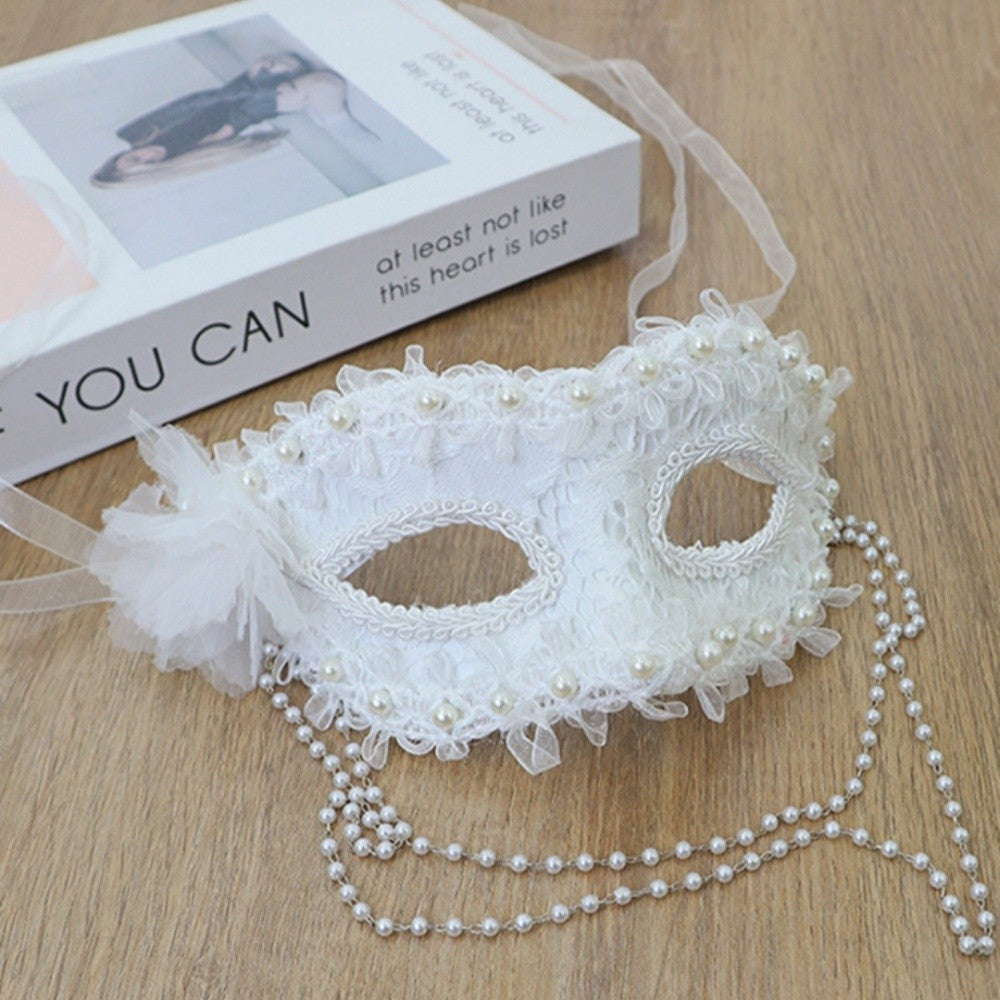 Party Masks Intricate Venice Princess Masquerade Mask Side Flower Mask Refined Cosplay Costume Mask For Party Halloween Dress