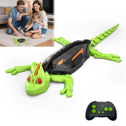 Robô de Brinquedo Lagarto Biomimético Realista RC Escalador de Parede Controle Remoto Gecko Que Escala Vidro e Paredes Lisas Decoração de Interiores de Carros