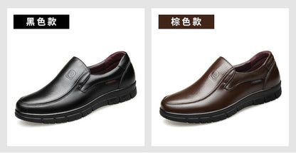 Handmade Shoes Genuine Leather Casual Shoes For Men Flat Platform Walking Shoes Outdoor Footwear Loafers Breathable Sneakers