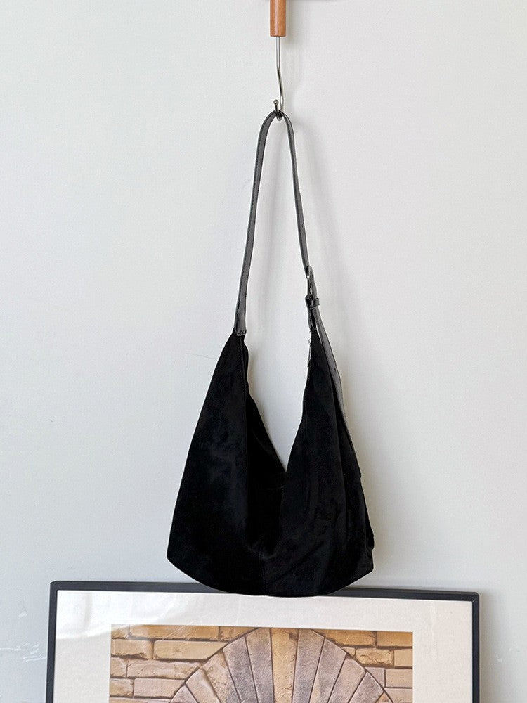 Scrub Leather female Shoulder bags winter new Ladies handbag Large capacity Brand design women big totes bolsa brown