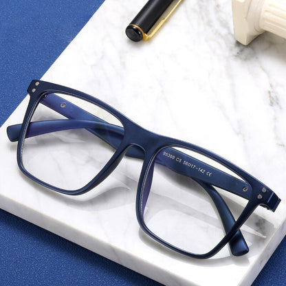Reading Glasses For Men Women Anti-blue Light Square Eyewear Ultralight TR90 Fra